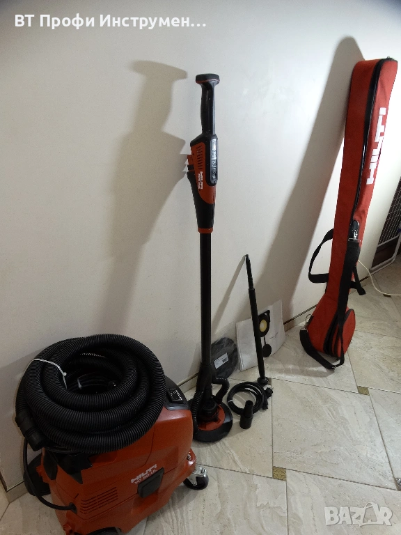 Hilti DWS 225 + VC 20UL - Жираф + прахосмукачка за шлайфане на стени, снимка 1