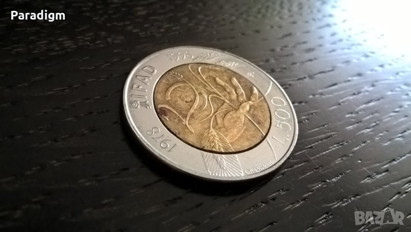 Монета - Италия - 500 лири | 1998г., снимка 1