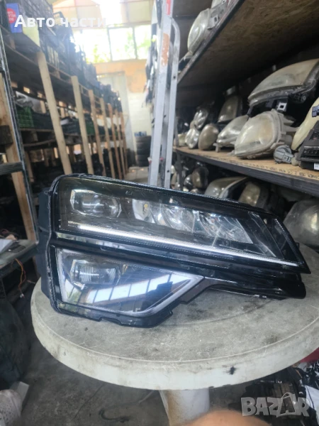Оригинален ляв фар за skoda karoq full led в безупречно състояние , снимка 1
