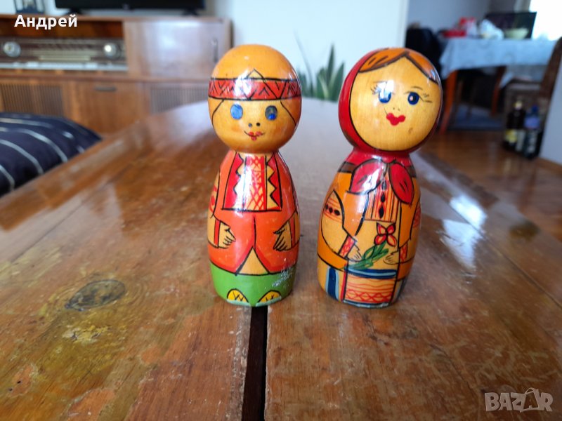 Стара дървени кукли,кукла #52, снимка 1