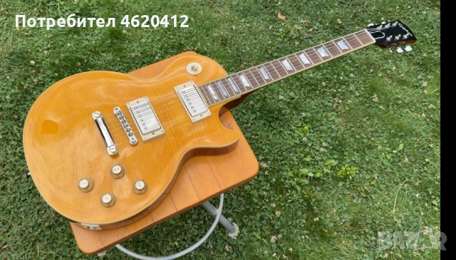 Epiphone Kirk Hammett "Greeny" Les Paul Standard китара с кейс, снимка 2 - Китари - 52023771