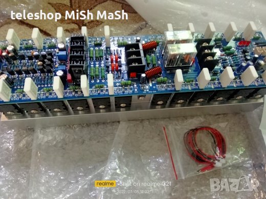 Крайно транзисторно стъпало усилвател TOSHIBA 2x200W/4om или 2х130W/8om RMS, снимка 14 - Ресийвъри, усилватели, смесителни пултове - 38192795