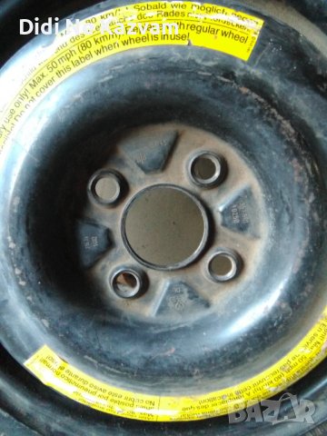 Резервна гума патерица 4 100, снимка 4 - Гуми и джанти - 38658480