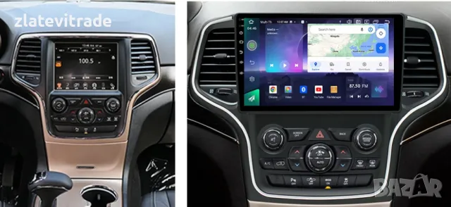 Jeep Grand Cherokee 2014/2022 10" андроид навигация /ТИП "А"/,9755, снимка 4 - Навигация за кола - 47880197