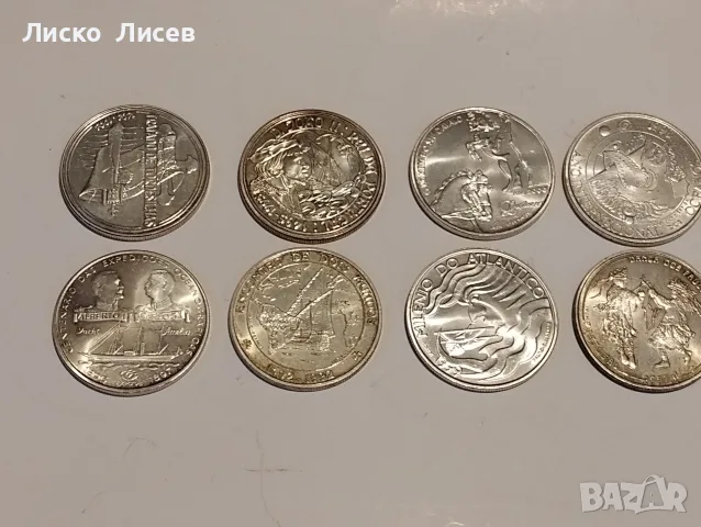 Португалия 1000 ескудо сребро , снимка 2 - Нумизматика и бонистика - 55969242