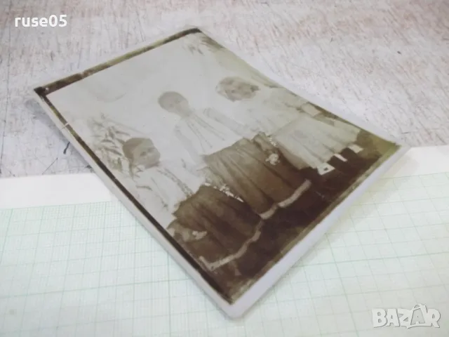 Снимка стара на три деца в носии, снимка 3 - Колекции - 47823383