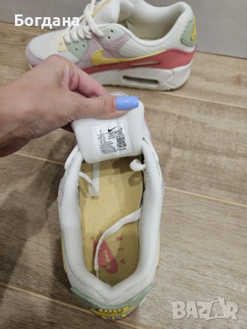 Nike Air Max WMN 90 в пастелни цветове, снимка 5 - Маратонки - 53981601