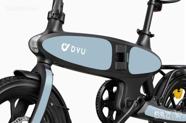 Сгъваемо електрическо колело DYU C2 500W 48V 7.5Ah, снимка 5 - Велосипеди - 55719259