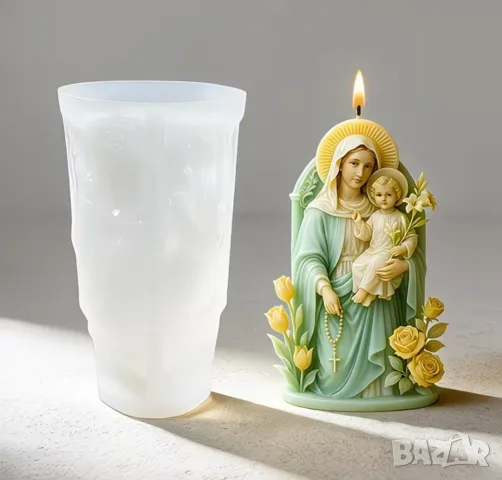 Молд Богородица с младенеца , снимка 6 - Форми - 55753197