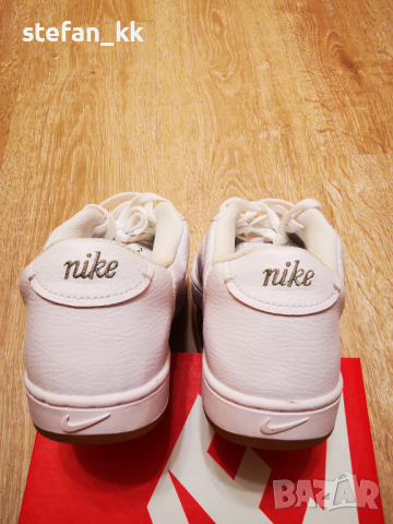 Nike - Нови Спортни обувки Court Vintage Premium с кожа и еко кожа, Бял, снимка 6 - Маратонки - 44714031