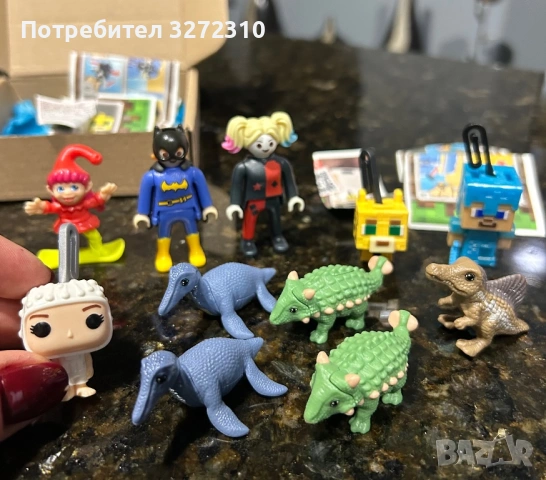 Играчки от яйца Kinder серия динозаври, Minecraft, Stranger Things и др.