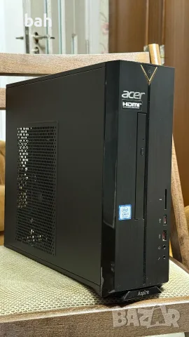 Компактен компютър Acer XC-885 - i5-8500, 2x4GB, 250GB Samsung SSD, Intel WiFi / Bluetooth, DVD-RW, снимка 2 - За дома - 55809541