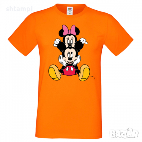 Мъжка тениска Mickey & Minnie 3 Подарък,Изненада,Рожден ден, снимка 6 - Тениски - 36575481