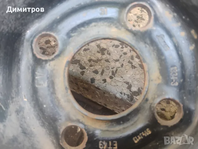 Джанти 13" за Опел (4х100) със зимни гуми (6.5 мм грайфер) 2бр, снимка 5 - Гуми и джанти - 55783465