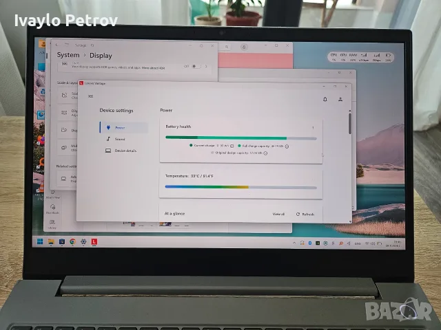 Lenovo ThinkBook 15p G2 | i7-11800H | RTX 3050 Ti | 32GB | 1TB | 4K, снимка 5 - Лаптопи за работа - 55709767