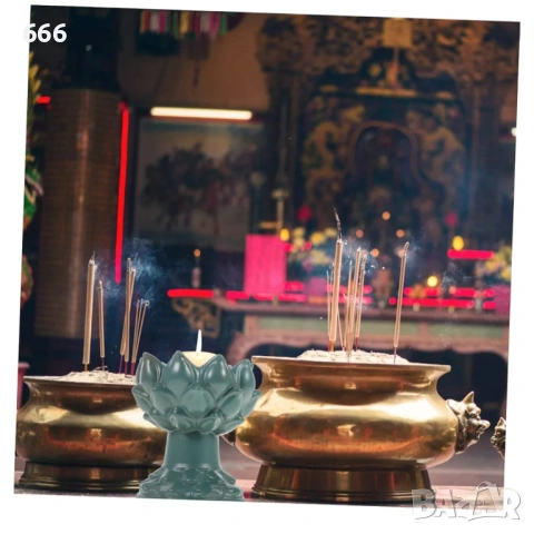 Свещник Лотос, снимка 7 - Други стоки за дома - 54005454