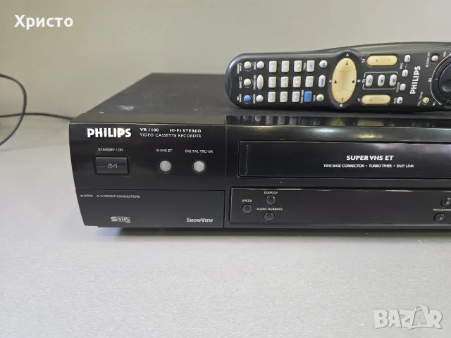 📼🌈 Philips VR1100 🌈📼, снимка 2 - Плейъри, домашно кино, прожектори - 56138124