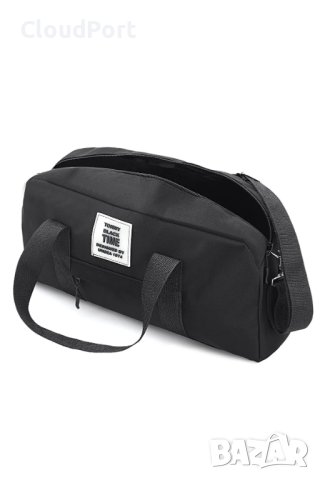 Чанта Unisex, За фитнес, пътуване, Tonny Black, Черен, снимка 3 - Куфари - 40276099