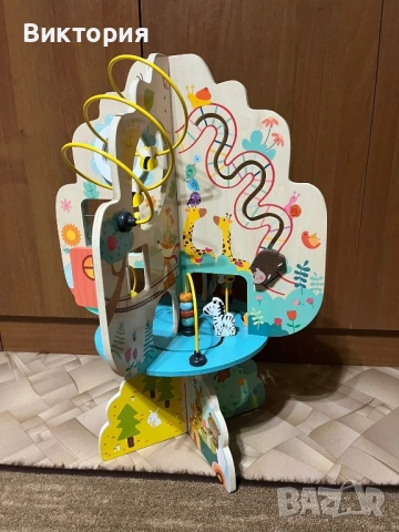 Детска дървена игра с активности , снимка 3 - Образователни игри - 54208566