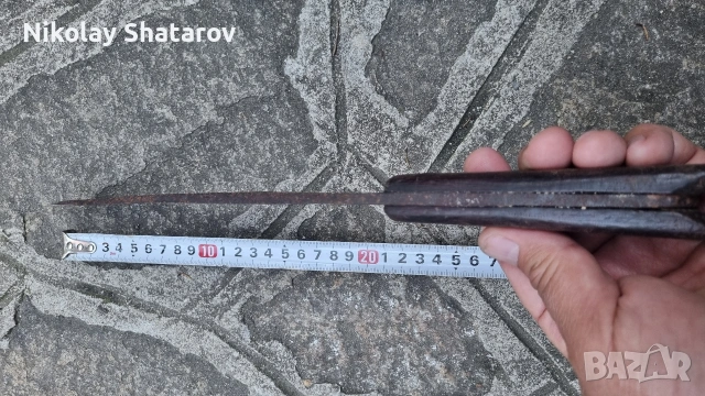 стар овчарски нож, снимка 5 - Антикварни и старинни предмети - 54328844