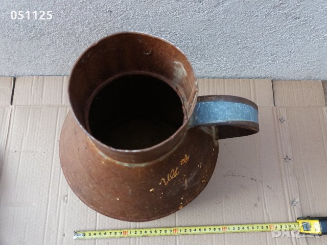 стар гюм за мляко - метален - 8 литра , снимка 7 - Антикварни и старинни предмети - 34996326