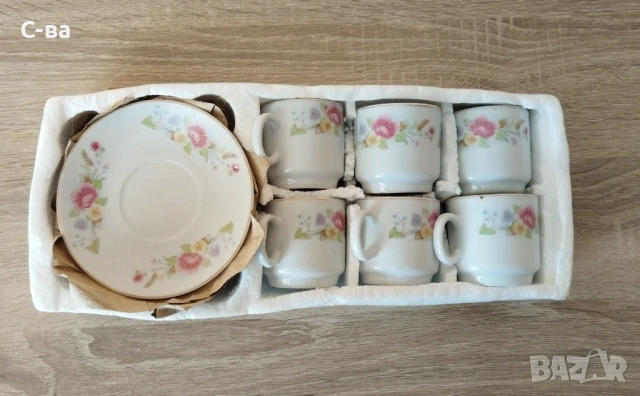 Сервиз за кафе, нов, снимка 3 - Сервизи - 54320740