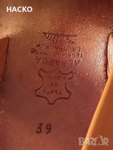 Кожени Сандали 100% Естествена Кожа НОМЕР 39, снимка 8 - Сандали - 51619009