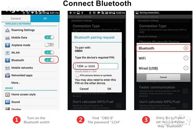 OBD2 скенер за диагностика ELM327 V1.5 OBD2, снимка 6 - Аксесоари и консумативи - 34529548