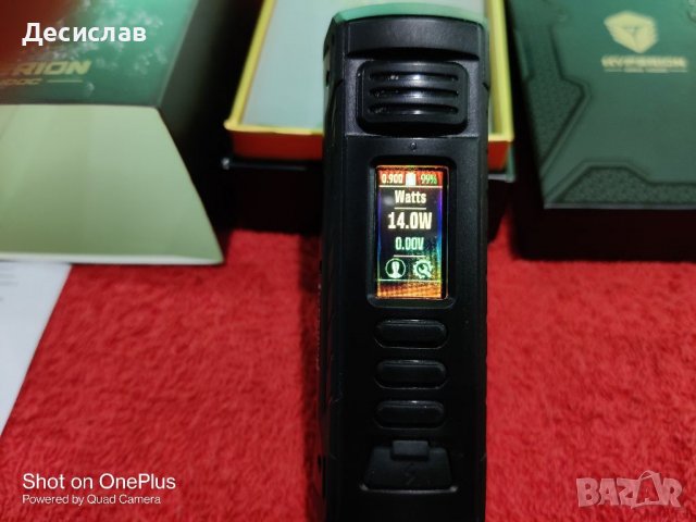 Мод Hyperion DNA 100C Mod вейп електронна цигара 24м.гаранция електронно наргиле от Lost Vape , снимка 5 - Електронни цигари - 38489975