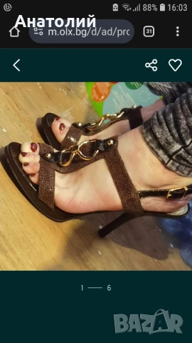Продавам дамски сандали Guess, снимка 6 - Сандали - 54028332