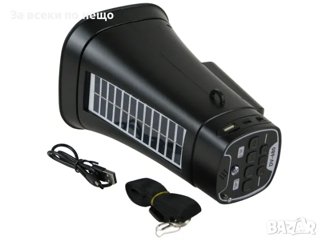 Соларен мегафон, външен високоговорител DV-680, снимка 3 - Друга електроника - 48389918