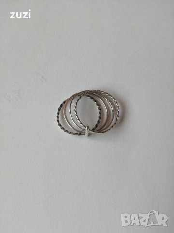 Сребърен пръстен  - 925 сребро, снимка 3 - Пръстени - 30705273