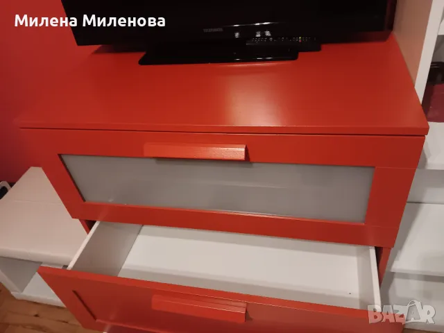 Ikea мебели - четирикрилен гардероб, етажерка и скрин, снимка 15 - Гардероби - 50174043