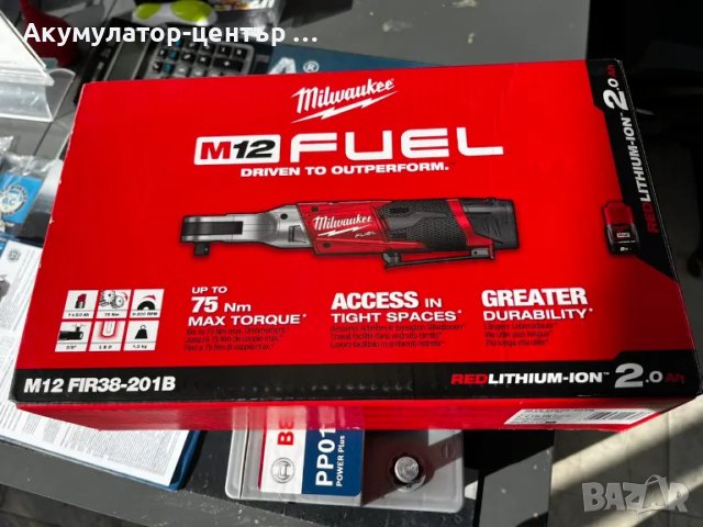 Акумулаторна тресчотка Milwaukee, M12FIR38-201B, снимка 1