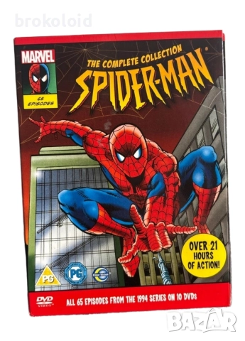 Spiderman The Animated Series 1994 FOX Kids Jetix Спайдърмен анимация DVD 