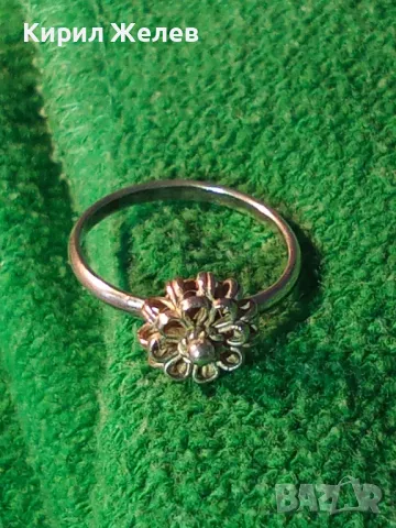 ИЗЯЩЕН СТАРИНЕН СРЕБЪРЕН ПРЪСТЕН ФИЛИГРАННА РЪЧНА ФИНА ИЗРАБОТКА ВИСОКА ПРОБА СРЕБРО 45715, снимка 9 - Антикварни и старинни предмети - 46270104