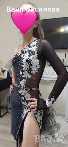 Рокля за спортни танци. , снимка 2 - Рокли - 54005832