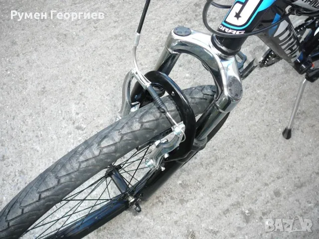 Употребяван детски велосипед Drag 24 Hardy JR, алуминиева рамка, подновен, снимка 4 - Велосипеди - 49112337