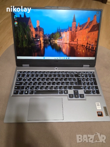 Лаптоп Lenovo LOQ 15AHP9, AMD Ryzen 7 8845HS, NVIDIA RTX 4050 6GB