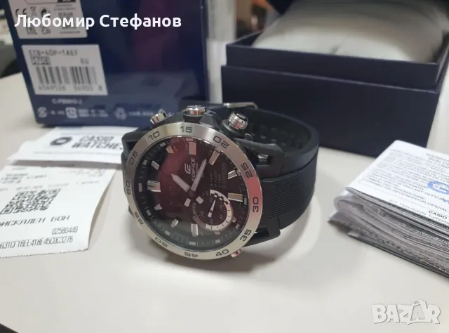 Часовник Casio ECB-40P-1AEF , снимка 2 - Мъжки - 49661383