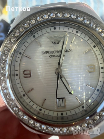 Часовник EMPORIO ARMANI Ceramica Leo AR 1426, снимка 2 - Дамски - 56058758
