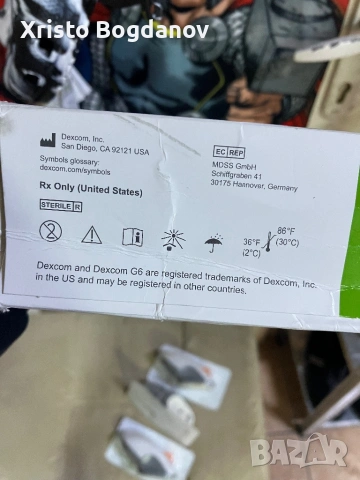 Сензори за кръвна захар ,,Dexcom G6” 3 бр., снимка 5 - Друга електроника - 54122331