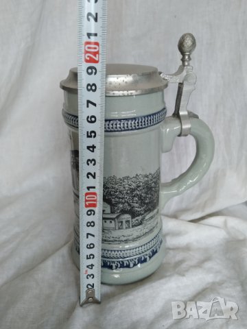 стара халба за бира, снимка 2 - Антикварни и старинни предмети - 34964164