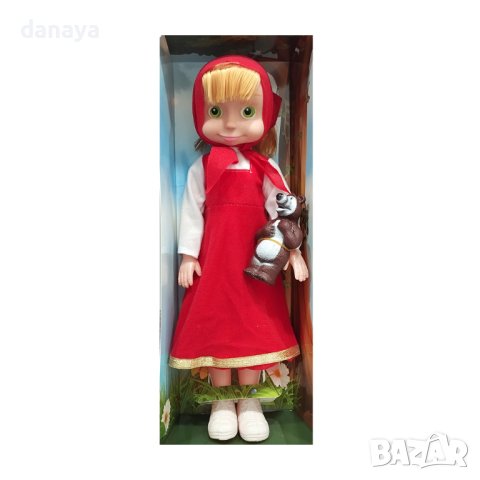 4086 Голяма кукла Маша и Мечокът с мелодия, 40 см, снимка 3 - Кукли - 42344171