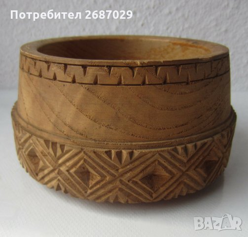 Дърворезба дървен съд, купичка, копанка, снимка 8 - Други - 30170303