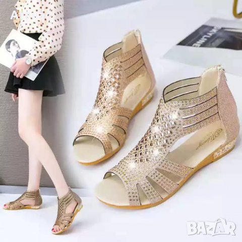 Винтидж дамски сандали р. 38, снимка 3 - Сандали - 33920562