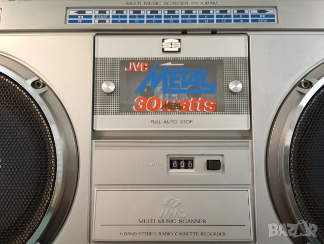 Радиокасетофон JVC M70LB Boombox Ghettoblaster jvc rc m70lb, снимка 3 - Радиокасетофони, транзистори - 52867830