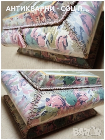 Старинна Ръчно Изработена Автентична Кутия За Бижута. , снимка 5 - Антикварни и старинни предмети - 52240311