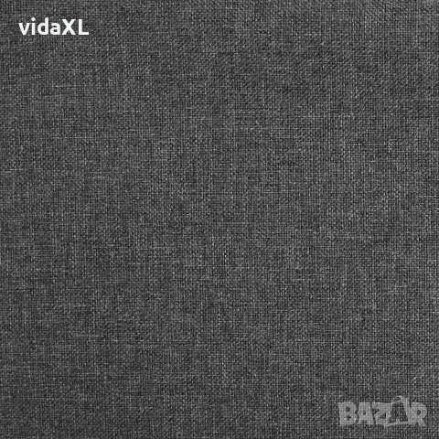 vidaXL Бар табуретки, 2 бр, тъмносиви, текстил, снимка 9 - Столове - 56147018