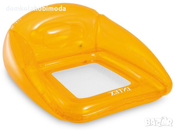 Надуваема седалка с облегалка и мрежесто дъно Intex,1.04x1.02m, снимка 4 - Надуваеми играчки - 40505486